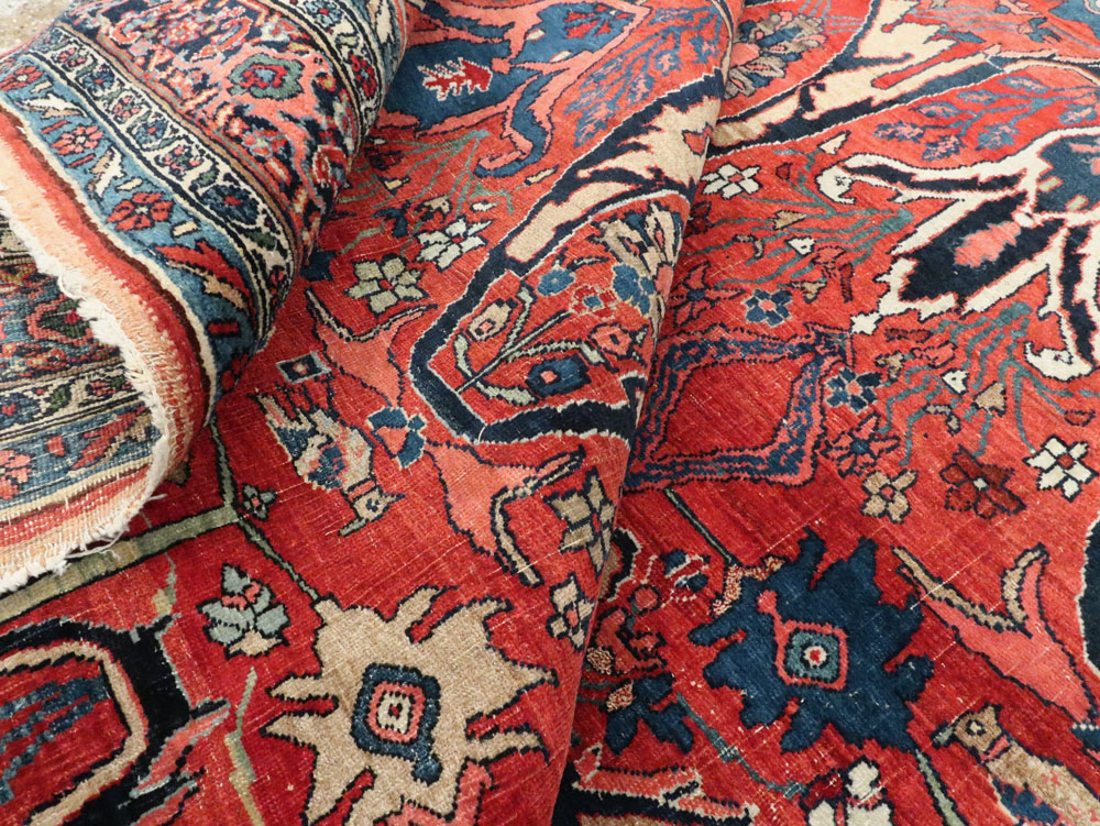 Antique Persian Bidjar Carpet, No.27965 - Gss