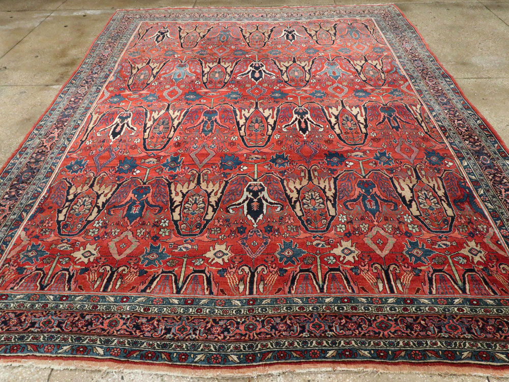Antique Persian Bidjar Carpet, No.27965 - Gss