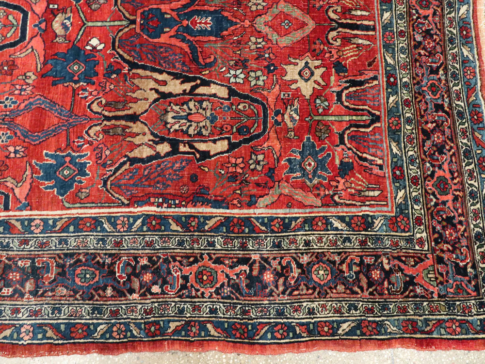 Antique Persian Bidjar Carpet, No.27965 - Gss