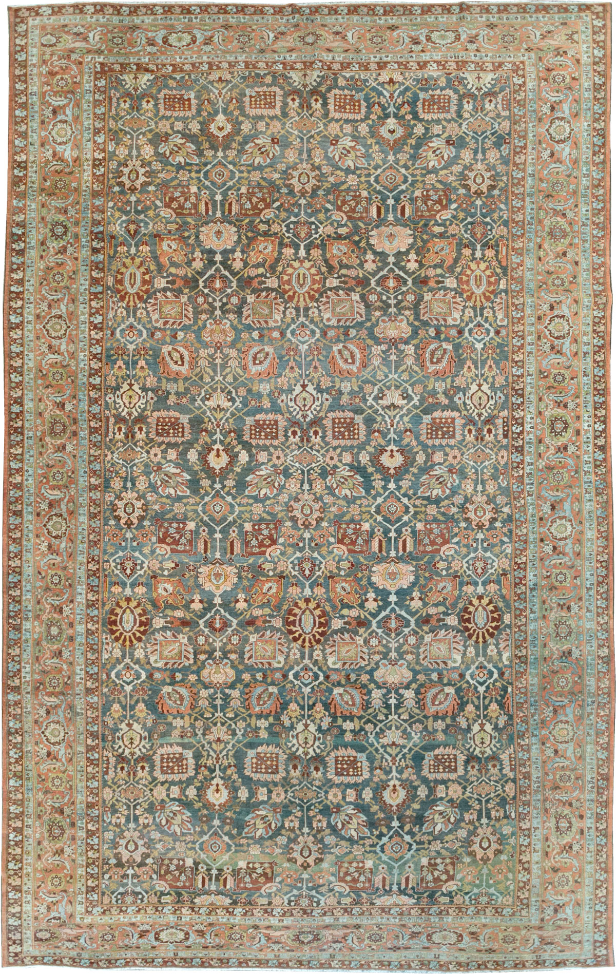 Antique Persian Bidjar Oversize Carpet, No.27966 - Gss