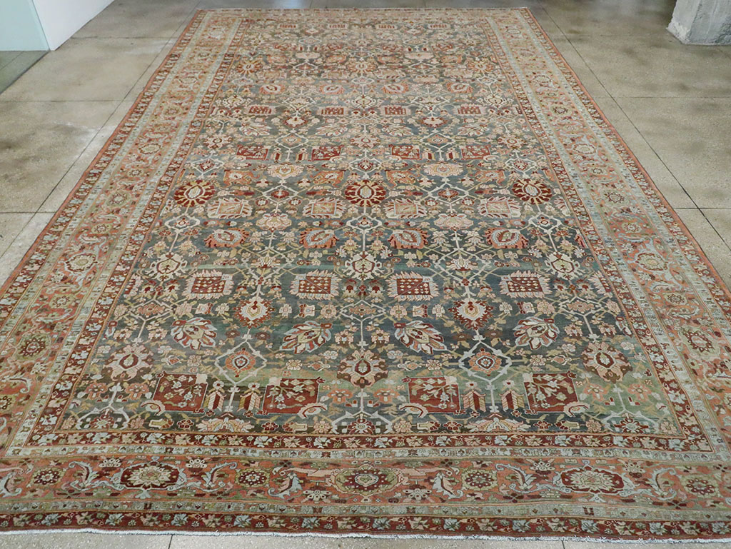 Antique Persian Bidjar Oversize Carpet, No.27966 - Gss