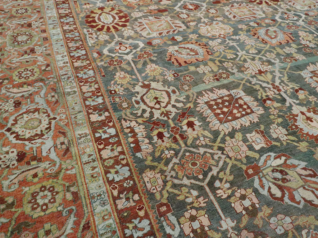 Antique Persian Bidjar Oversize Carpet, No.27966 - Gss