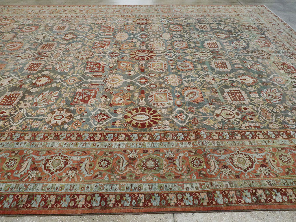 Antique Persian Bidjar Oversize Carpet, No.27966 - Gss