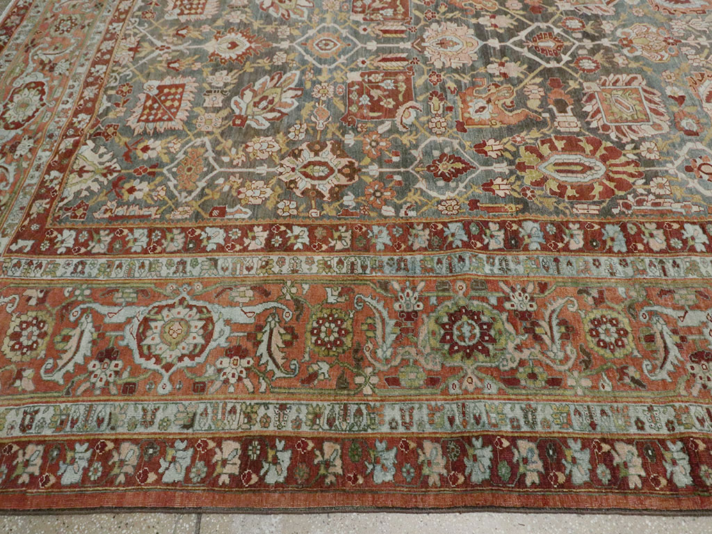 Antique Persian Bidjar Oversize Carpet, No.27966 - Gss