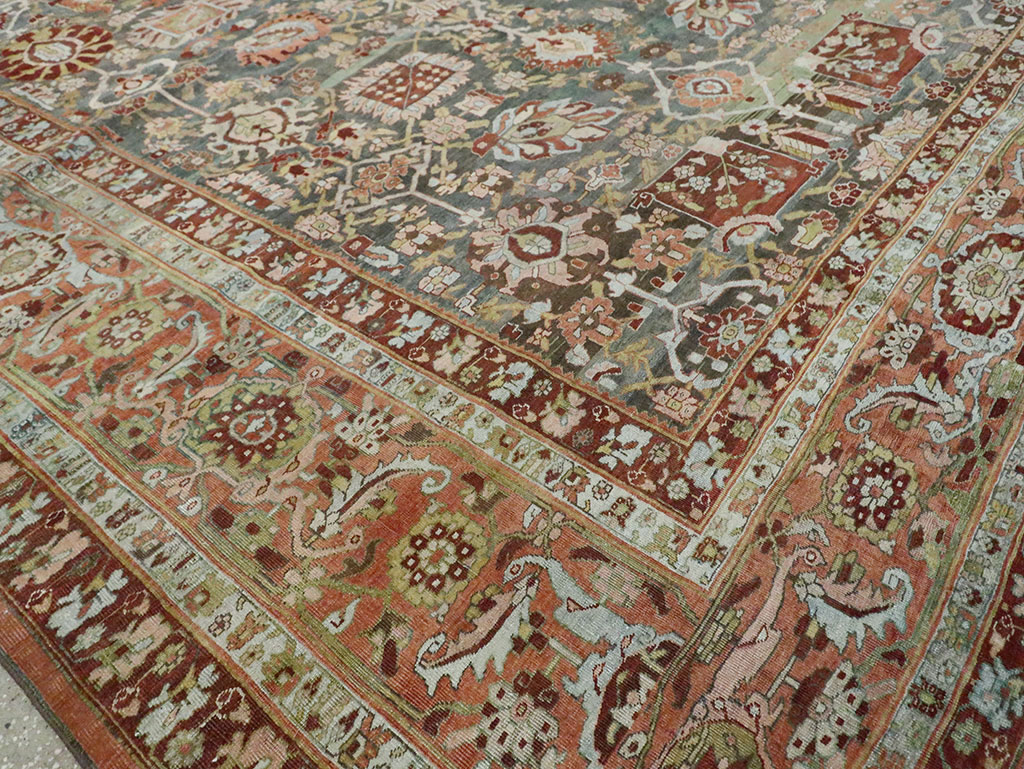 Antique Persian Bidjar Oversize Carpet, No.27966 - Gss