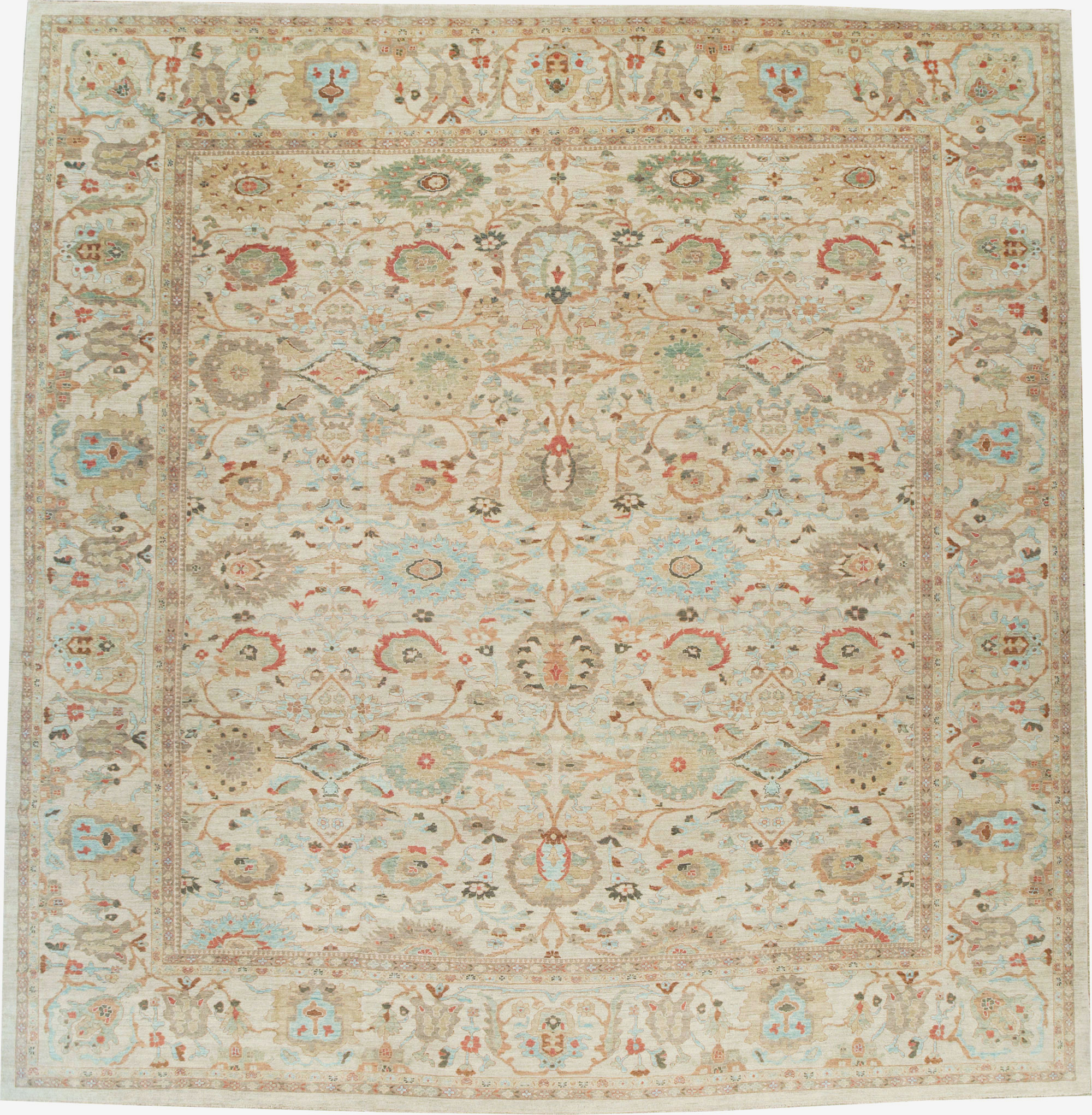 Modern Persian Sultanabad Oversize Square Carpet, No.27972 - Gss