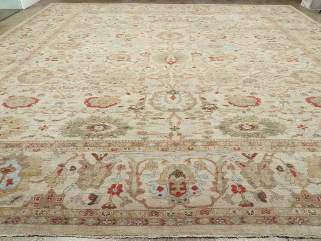 Modern Persian Sultanabad Oversize Square Carpet, No.27972 - Gss