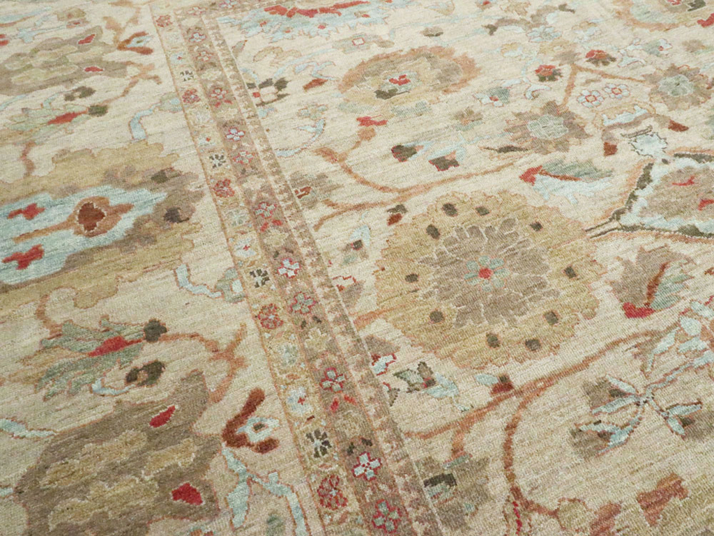Modern Persian Sultanabad Oversize Square Carpet, No.27972 - Gss