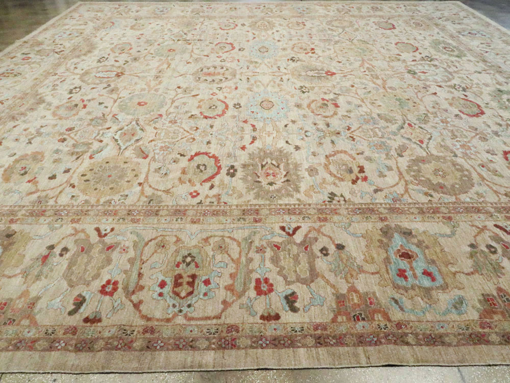 Modern Persian Sultanabad Oversize Square Carpet, No.27972 - Gss