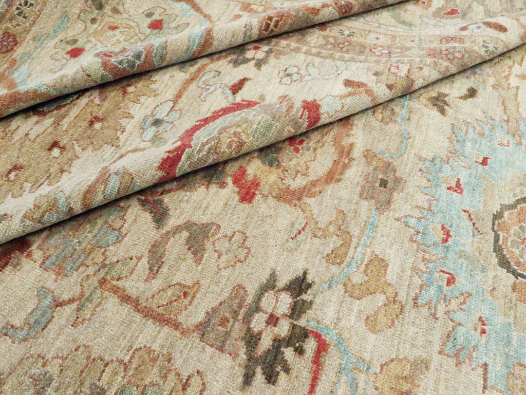 Modern Persian Sultanabad Oversize Square Carpet, No.27972 - Gss