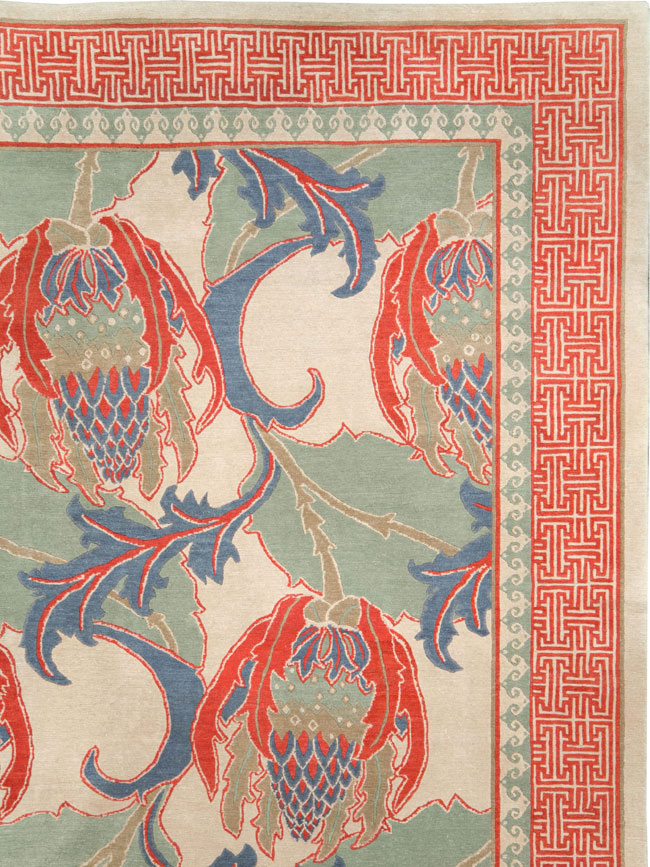 Modern Tibetan Room Size Carpet, No.27975 - Gss