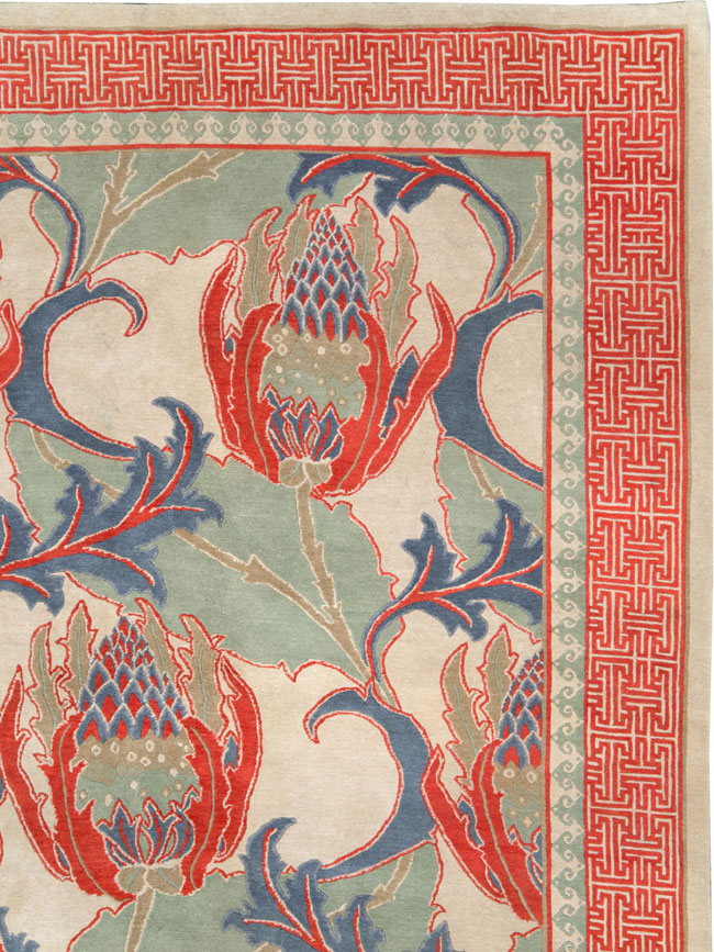 Modern Tibetan Room Size Carpet, No.27975 - Gss