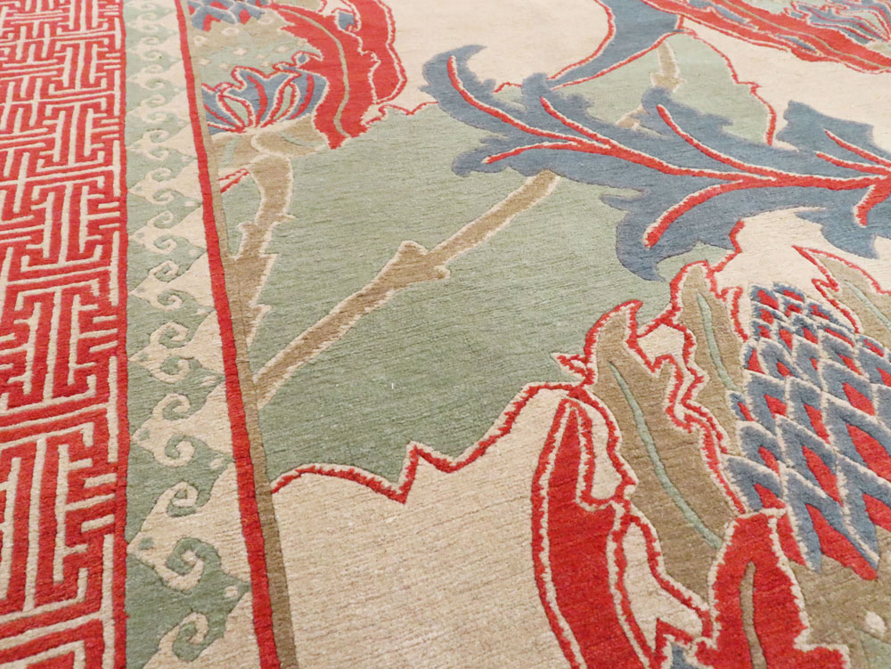 Modern Tibetan Room Size Carpet, No.27975 - Gss