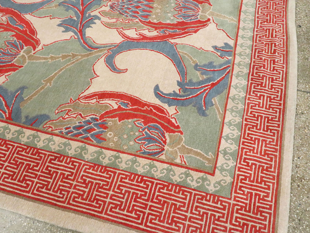 Modern Tibetan Room Size Carpet, No.27975 - Gss