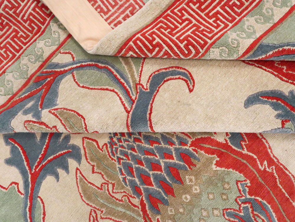 Modern Tibetan Room Size Carpet, No.27975 - Gss
