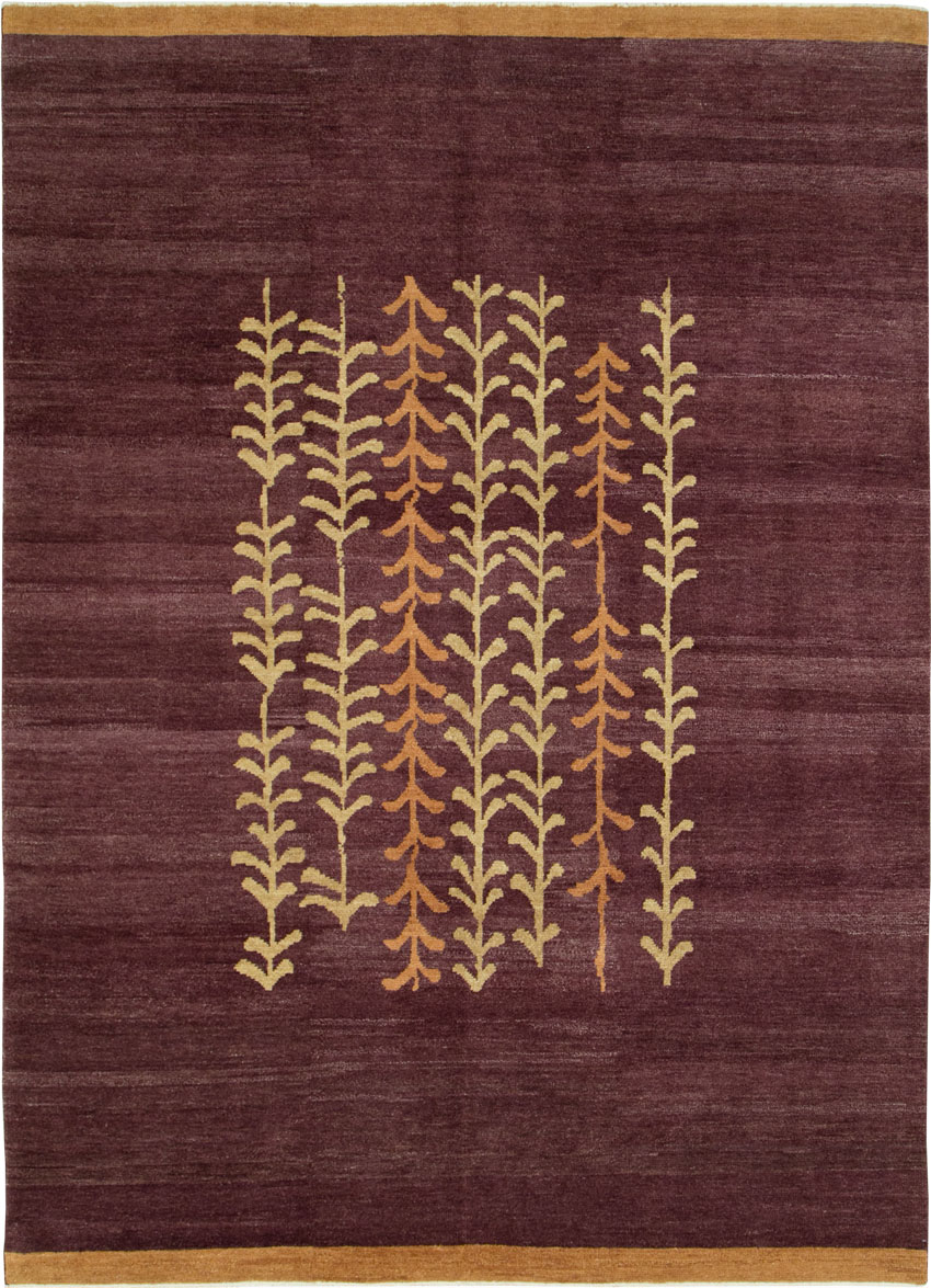 Contemporary Turkish Anatolian Room Size Carpet, No.27976 - Gss