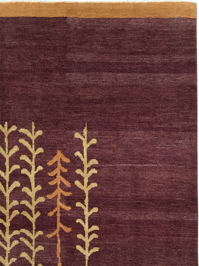 Contemporary Turkish Anatolian Room Size Carpet, No.27976 - Gss