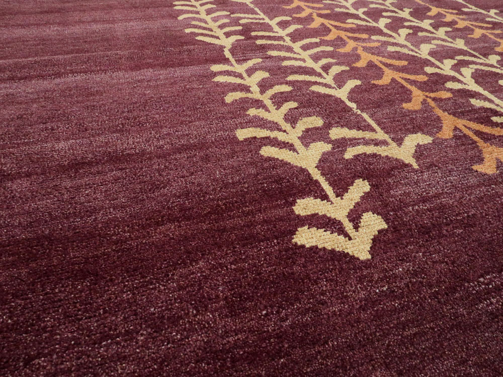 Contemporary Turkish Anatolian Room Size Carpet, No.27976 - Gss