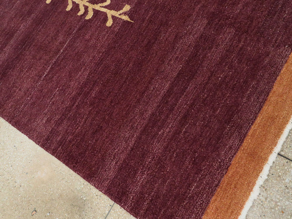 Contemporary Turkish Anatolian Room Size Carpet, No.27976 - Gss