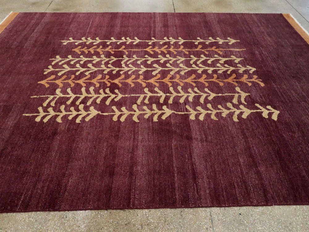 Contemporary Turkish Anatolian Room Size Carpet, No.27976 - Gss