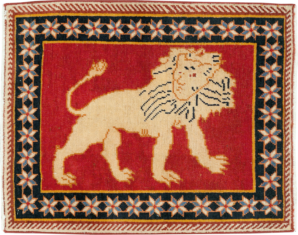 Vintage Persian Tabriz Pictorial Rug (Pair: 1 of 6), No.27987 - Gss