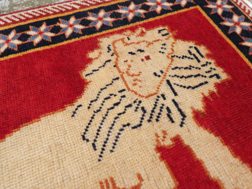 Vintage Persian Tabriz Pictorial Rug (Pair: 1 of 6), No.27987 - Gss