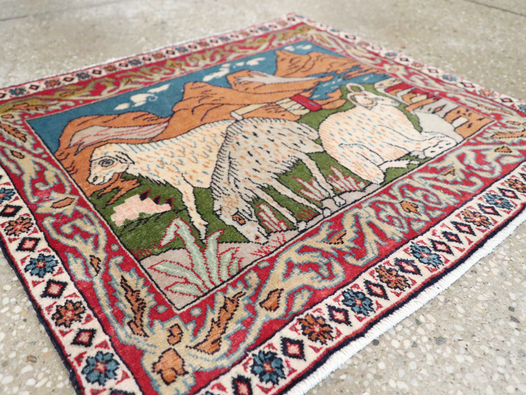 Vintage Persian Sarouk Rug, No.27988 - Gss