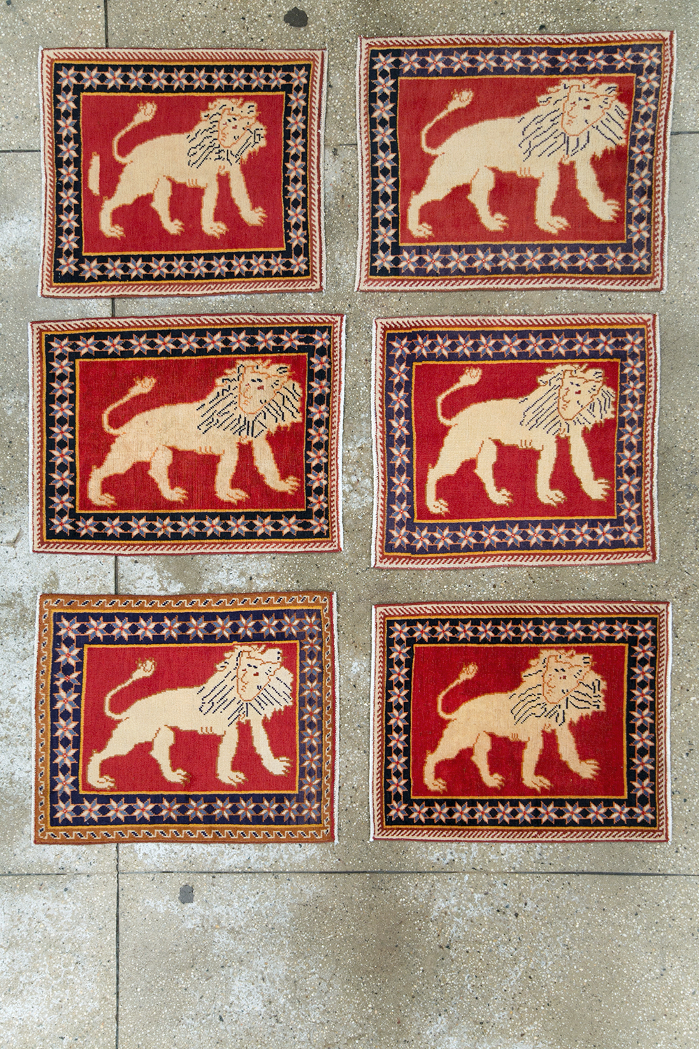 Vintage Persian Tabriz Pictorial Rug (Pair: 2 of 6), No.27989 - Gss