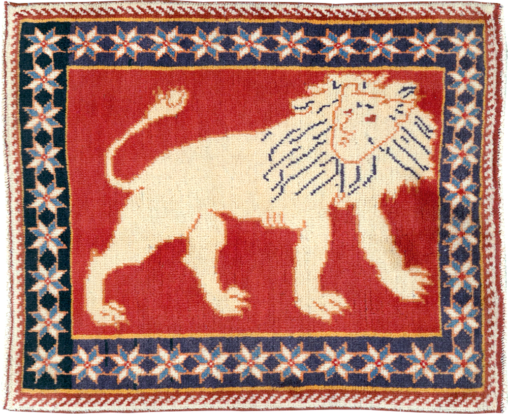 Vintage Persian Tabriz Pictorial Rug (Pair: 3 of 6), No.27990 - Gss