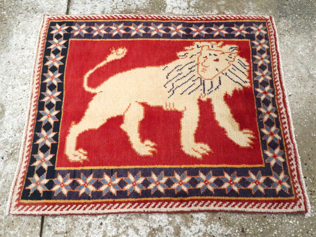 Vintage Persian Tabriz Pictorial Rug (Pair: 3 of 6), No.27990 - Gss