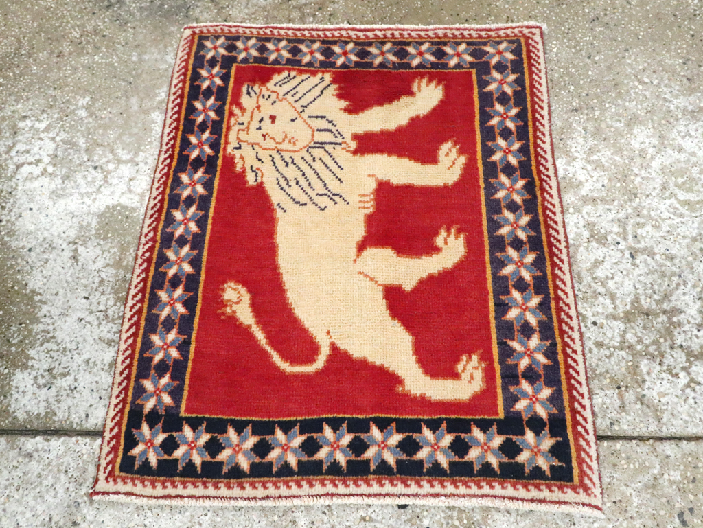 Vintage Persian Tabriz Pictorial Rug (Pair: 3 of 6), No.27990 - Gss