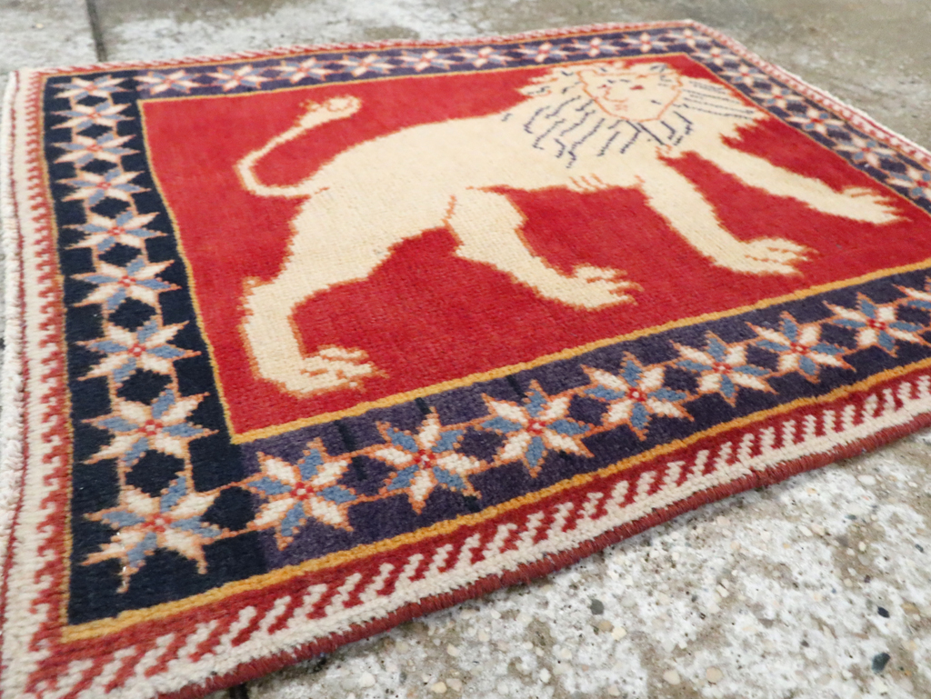 Vintage Persian Tabriz Pictorial Rug (Pair: 3 of 6), No.27990 - Gss