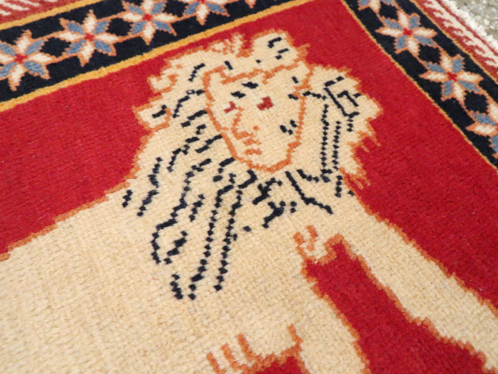 Vintage Persian Tabriz Pictorial Rug (Pair: 4 of 6), No.27991 - Gss