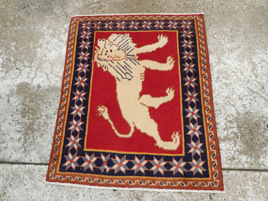 Vintage Persian Tabriz Pictorial Rug (Pair: 5 of 6), No.27992 - Gss