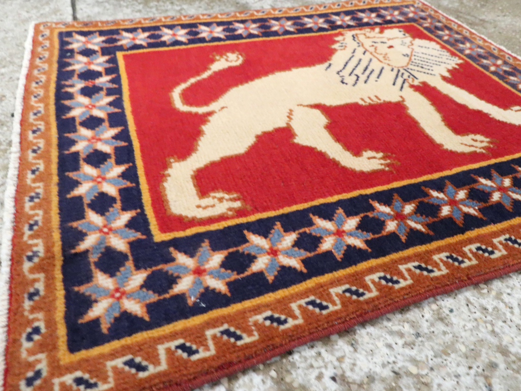 Vintage Persian Tabriz Pictorial Rug (Pair: 5 of 6), No.27992 - Gss