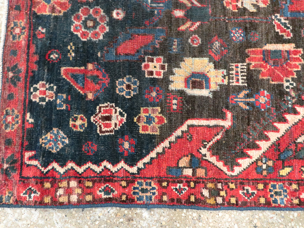 Vintage Persian Afshar Wagireh Rug, No.27997 - Gss