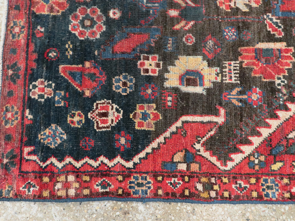 Vintage Persian Afshar Wagireh Rug, No.27997 - Gss