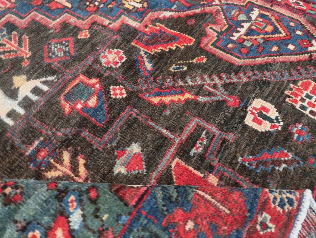 Vintage Persian Afshar Wagireh Rug, No.27997 - Gss