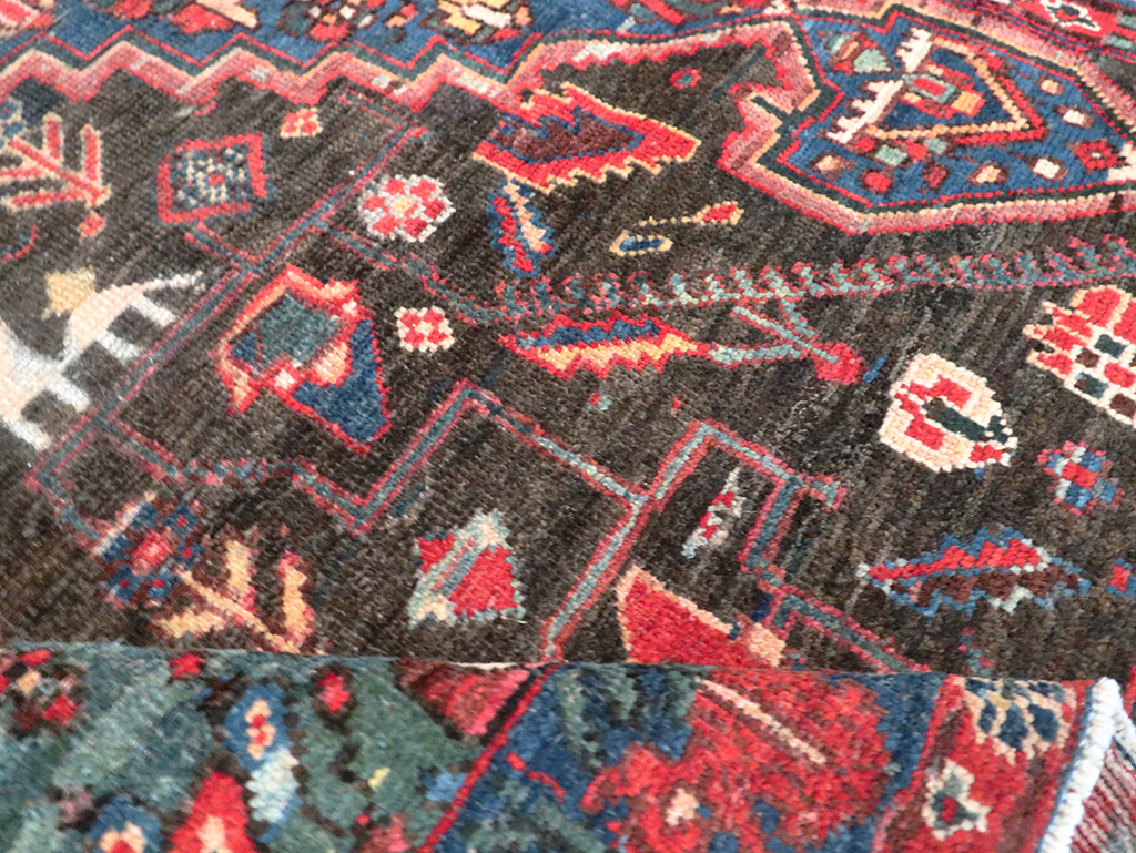 Vintage Persian Afshar Wagireh Rug, No.27997 - Gss