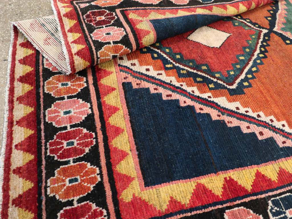 Vintage Persian Gabbeh Accent Rug, No.28012 - Gss