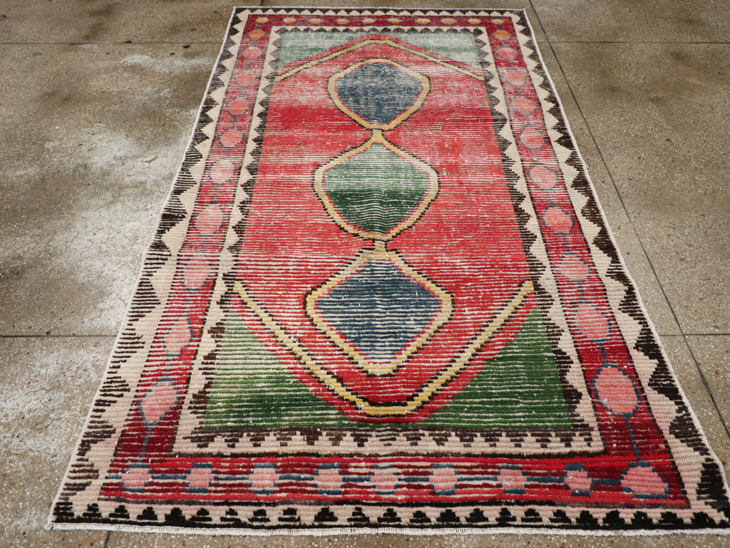 Vintage Persian Gabbeh Rug, No.28013 - Gss