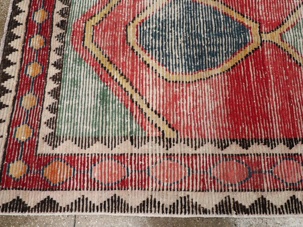 Vintage Persian Gabbeh Rug, No.28013 - Gss