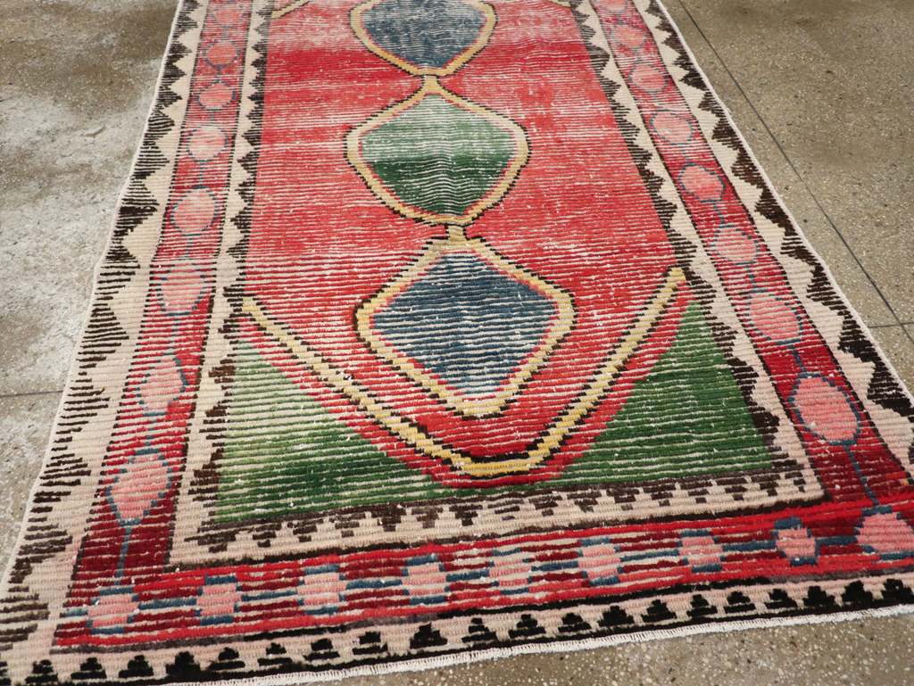 Vintage Persian Gabbeh Rug, No.28013 - Gss