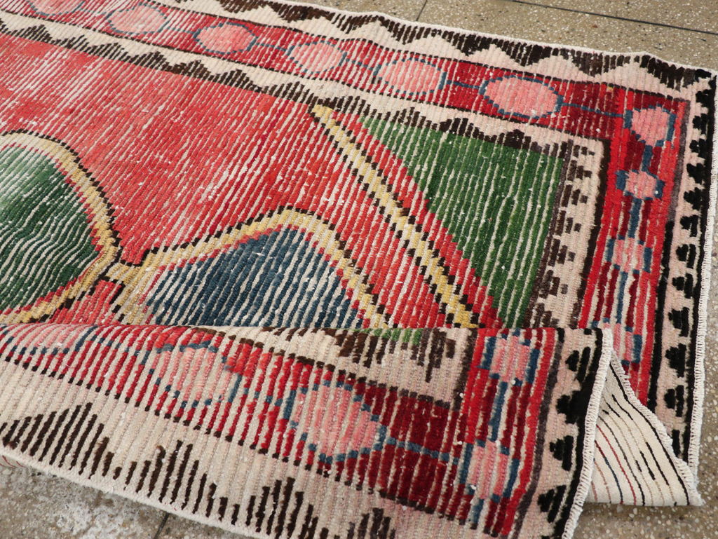 Vintage Persian Gabbeh Rug, No.28013 - Gss