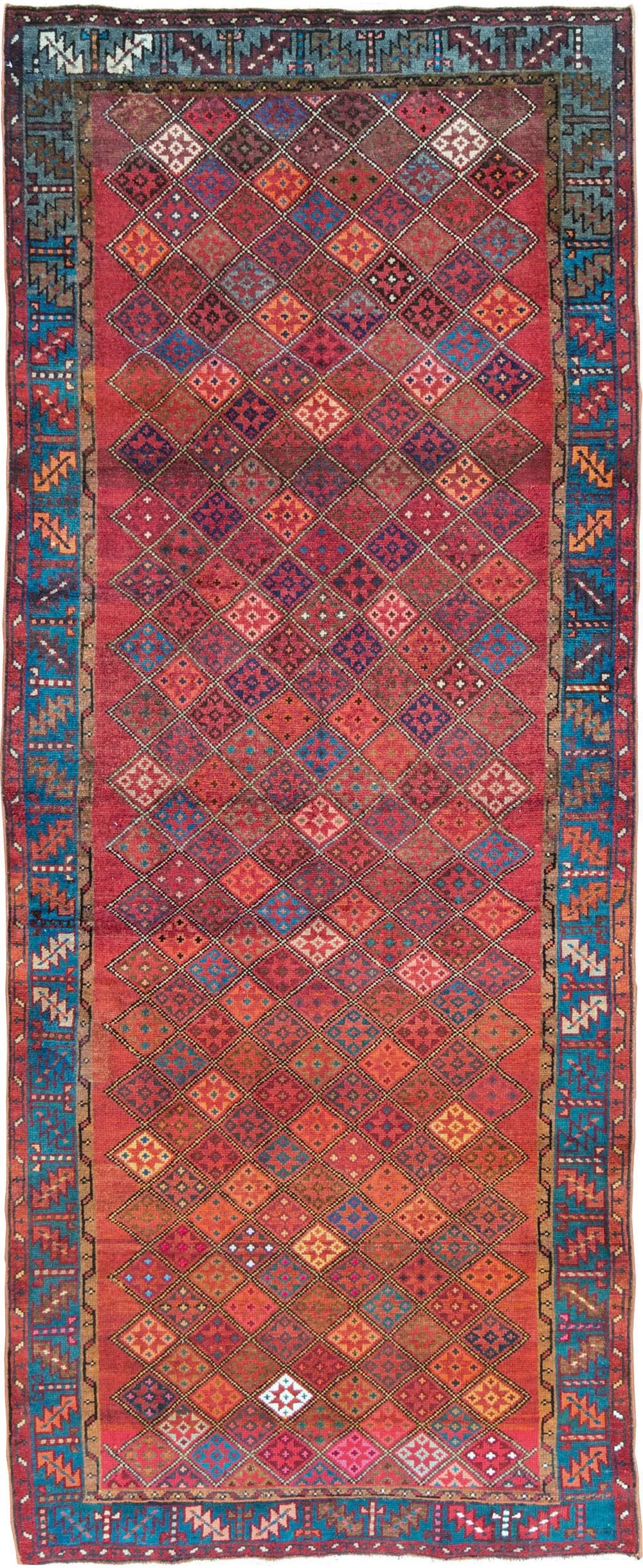 Vintage Persian Hamadan Runner, No.28016 - Gss