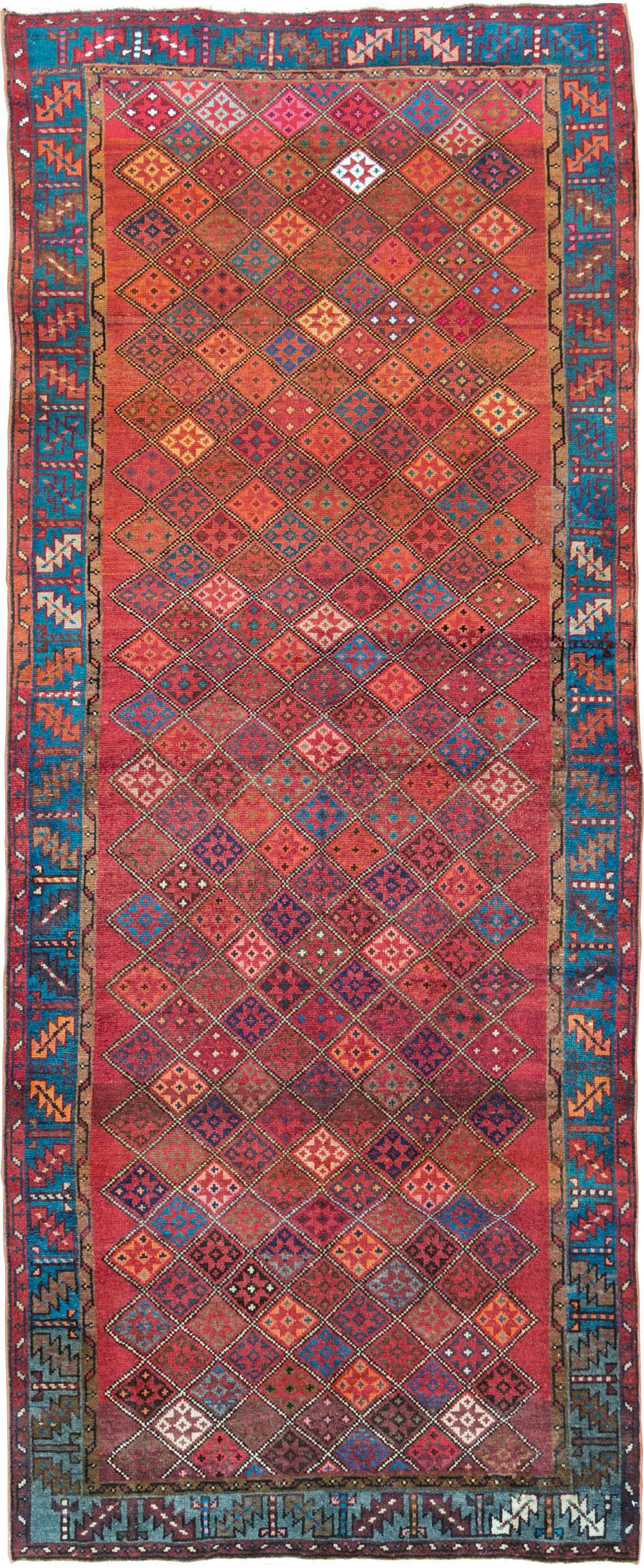 Vintage Persian Hamadan Runner, No.28016 - Gss
