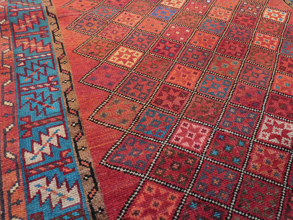 Vintage Persian Hamadan Runner, No.28016 - Gss