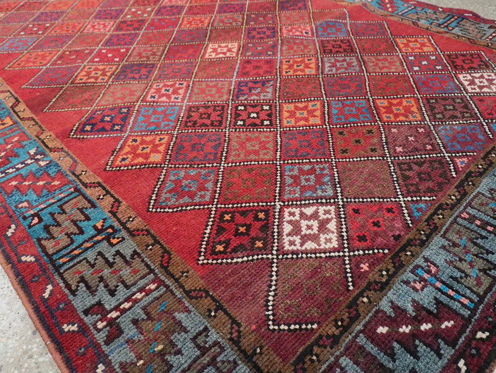 Vintage Persian Hamadan Runner, No.28016 - Gss