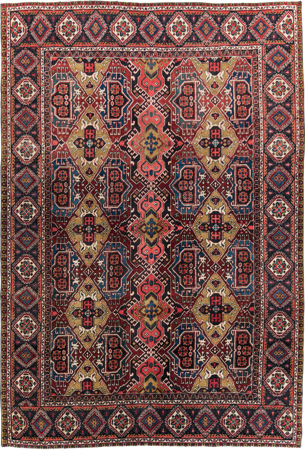 Vintage Persian Heriz Carpet, No.28022 - Gss