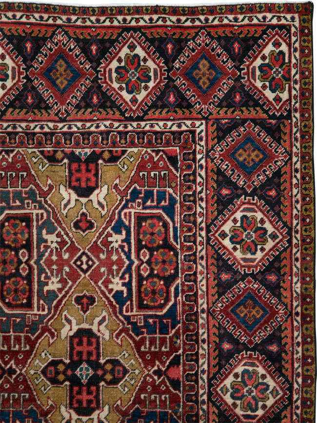 Vintage Persian Heriz Carpet, No.28022 - Gss